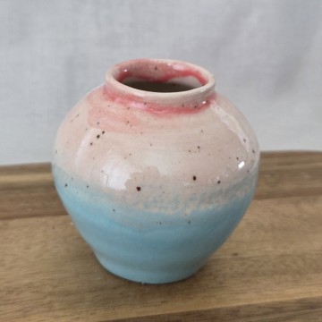 Liten vase i pasteller