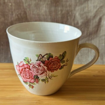Kopp med roser