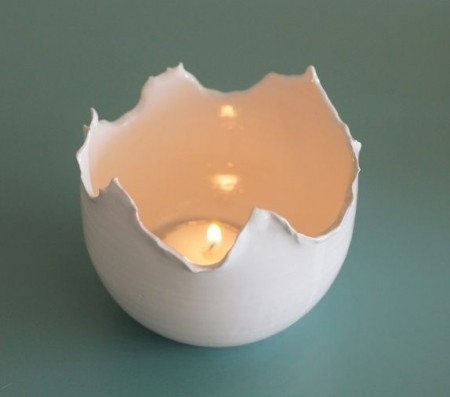 Lysegg, hvit