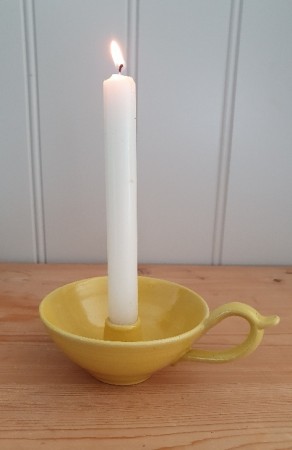 Gul kammerlysestake