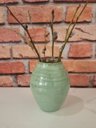 Vase - turkis/kobbergrønn 