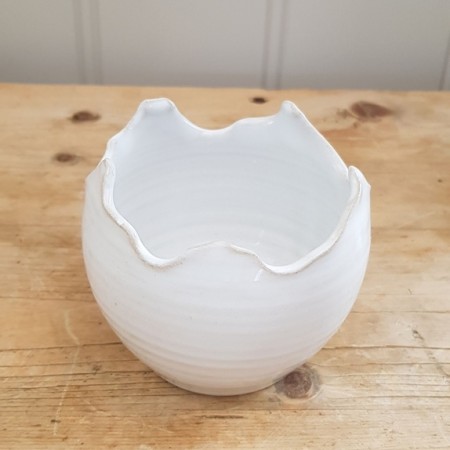 Lysegg, hvit