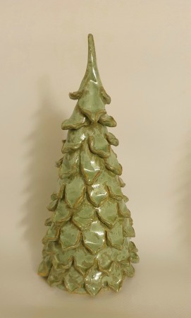 Juletre - grønn - 19 cm