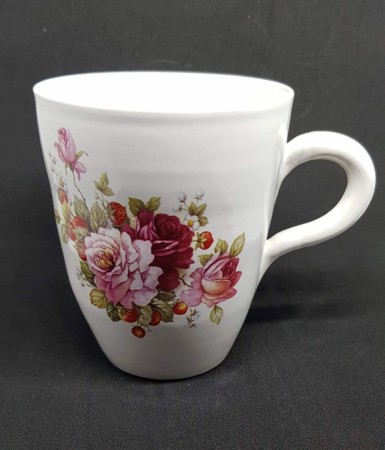 Kopp med blomster