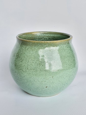 Vase i turkis/kobbergrønn 